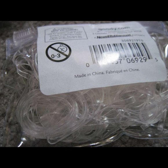 50 Goody Value Pack Clear Ouchless No Metal Small Poly Elastic Hair Bands Pouch - Picture 10 of 10
